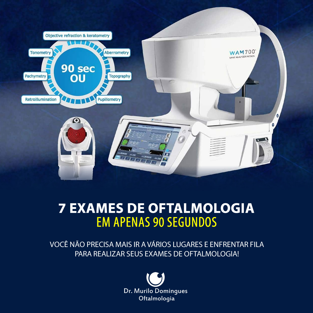 exames de oftalmologia em Curitiba